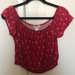 Cropped Off the Shoulder Top